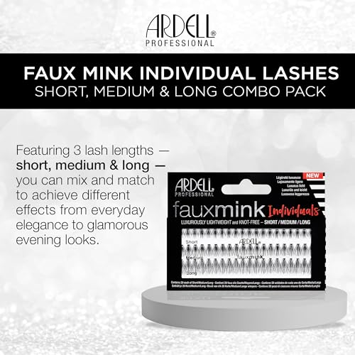 Ardell Faux Mink DIY Lash Clusters - Cluster Eyelash Extensions, Individual Lashes, Eyelash Clusters, Lash Extension Shor...