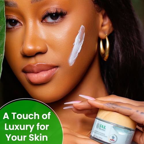 5 in 1 Blueberry & Rhubarb Korean Skin Care Set, Face Moisturizer, Glycolic Clay Face Mask, Serum, Cleanser & Toner for Al...