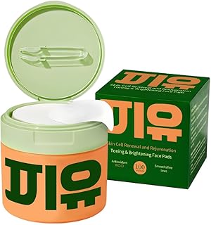 100 Count Toning Polish Pads, Skincare Toner Pads for Dark Spots, Wrinkles & Dull Skin - Hydrating Facial Treatment with S...