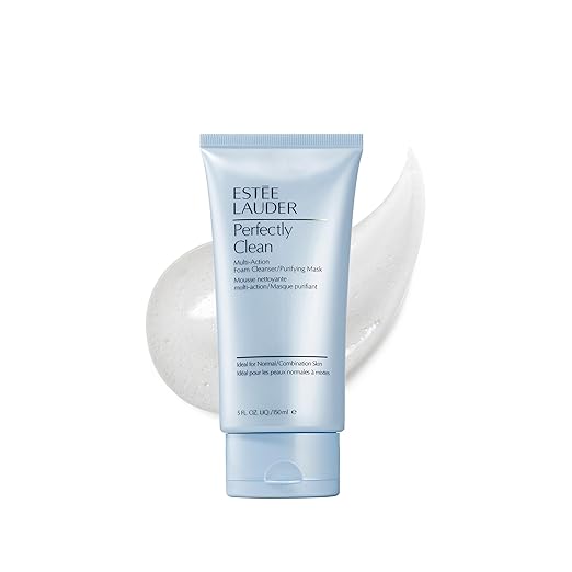 Estée Lauder Perfectly Clean Multi-Action Foaming Face Wash Cleanser/Purifying Face Mask, 5.0 fl oz.