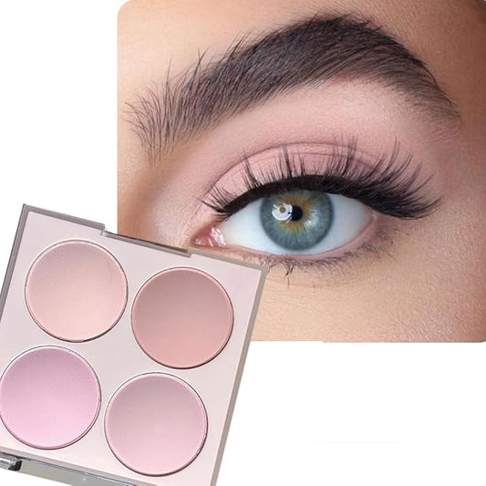 GUANTIAN Nude Pink Eyeshadow Eye Shadow Palette Makeup,blush Naturing-Looking, Long Lasting, Neutral Nudes EyeShadow Pigme...