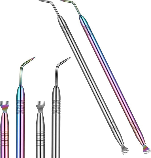 2 PCS Lift Tool Kit for Eyelash, 2 in 1 Lash Lash Lift Tools, Stainless Steel Lashes Lifts Supplies for Eyelash Tinting Pe...