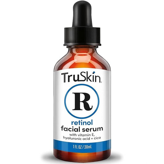 TruSkin Retinol Serum for Face – Gentle, Skin Friendly Anti-Aging Retinoid with Hyaluronic Acid, Cica & Vitamin E – Retino...