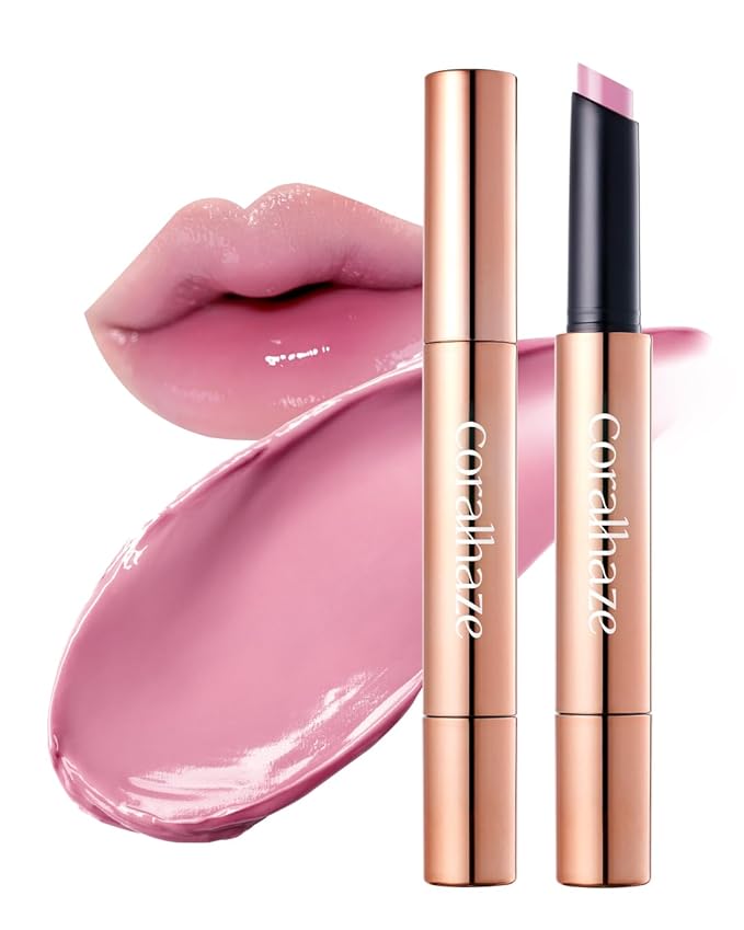 CORALHAZE Volumizing Lip Fondue (09 Outrun), Melting Lip Balm, Honey Jelly Glaze, Hydrating Glossy Plumper, High Shine Gla...