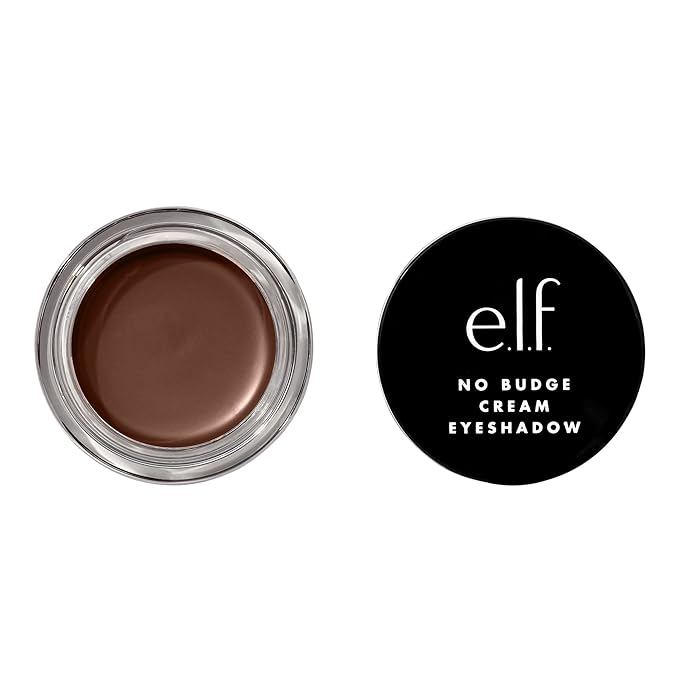 e.l.f. No Budge Cream Eyeshadow, 3-in-1 Eyeshadow, Primer & Liner With Crease-Resistant Color & Stay-Put Power, Vegan & Cr...