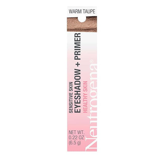 Neutrogena Sensitive Skin Eyeshadow + Primer, a Longwearing, 2-in-1 Metallic Eyeshadow for Sensitive Skin with Pro-Vitamin...