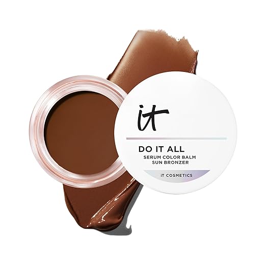 IT Cosmetics Do It All Serum Color Balm Sun Cream Blush & Bronzer, Blendable & Buildable, Lift, Reshape, All-Over Color, 2...