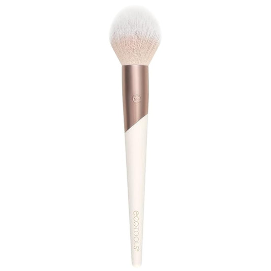 EcoTools Luxe Plush Powder Makeup Brush for Blush & Bronzer, Works Best With Powder Makeup, Luxurious and Glamorous, Eco-F...