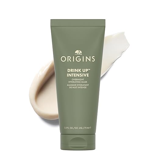 Origins Drink Up Intensive Overnight Hydrating Face Mask | Hydrates for 72 Hours | With Niacinamide, Hyaluronic Acid, & Av...