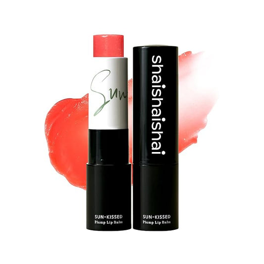 shaishaishai SUN-KISSED Plump Tinted Lip Balm, Lip Plumper, 70% Skincare Ingredients Providing Deep Hydration to Cracked &...