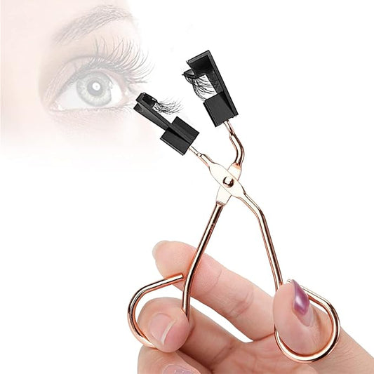 INDKOPVA Magnetic Eyelashes Applicator Helper Tool, Magnetic False Eyelashes Clip, Easily Apply Magnetic Eyelash Curler Pa...