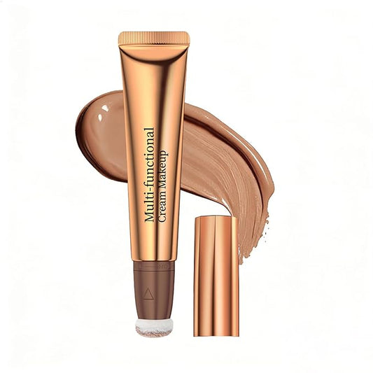 QIC Liquid Contour Stick Waterproof Liquid Bronzer Stick Long-Lasting Cream Contour Makeup for Natural Matte Finish (01 Li...