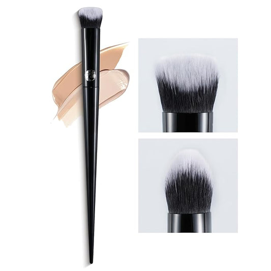 ENERGY Concealer Brush– Angled Synthetic Bristles for Seamless Under Eye Coverage, Spot Blemish Corrector, Nose Contours,P...
