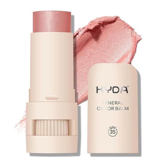 FREEORR Mineral Color Balm, SPF 35 Multi Color Stick for Lips, Cheeks& Eyes, Blendable Creamy Lightweight Formula, Buildab...