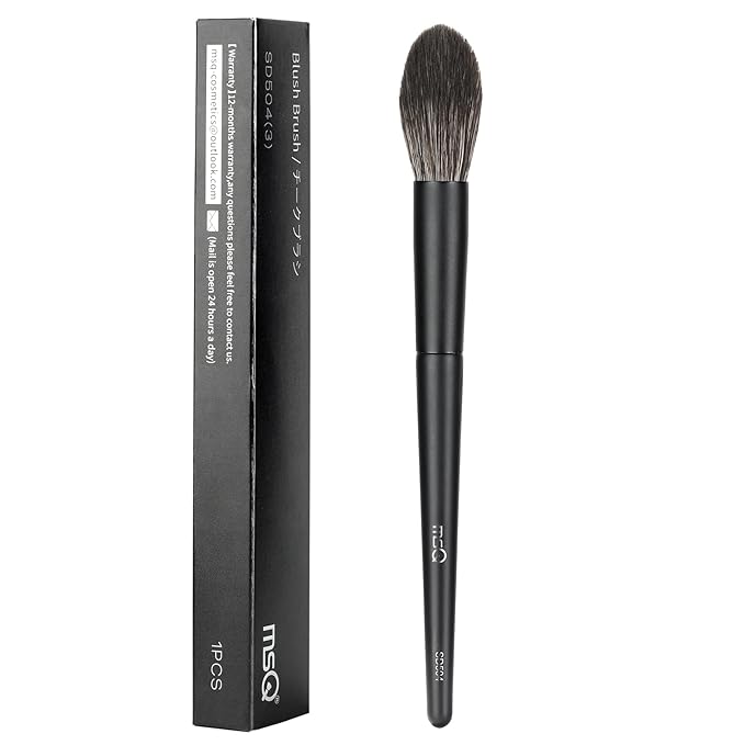 MSQ Blush Powder Makeup Brush for Blush & Bronzer, Eco-Friendly Premium Makeup Brush, Synthetic Bristles, Ideal for Highli...
