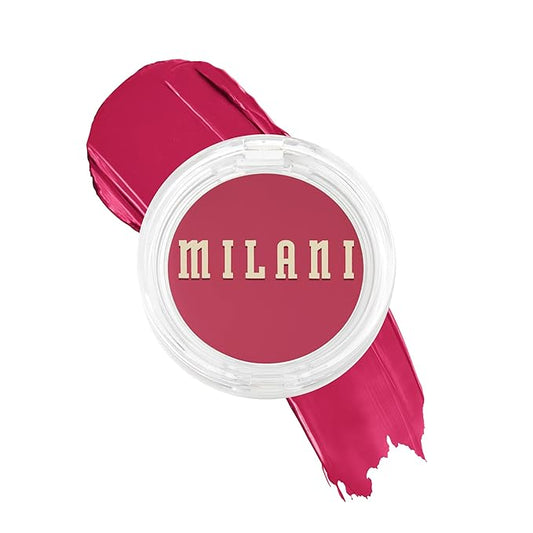 Milani Blush Makeup – Cheek Kiss Cream Blush for Cheeks, Buildable Cream-to-Gel Blusher & Lip Tint, Dewy Natural Color, Hy...