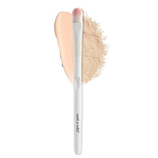 wet n wild Concealer Brush, Under Eye & Brow Blending for Large Max Coverage, Ergonomic Handle for Comfortable Precision C...