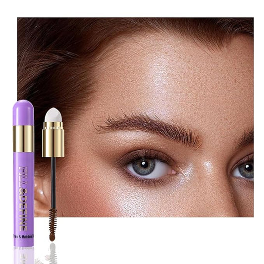 JUAAZIN 3 In 1 Hair Color Concealer Stick - Temporary Gray Hair Cover Up, Root Touch Up Hair Mascara with Precision Applic...