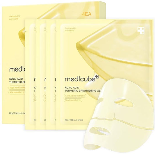 medicube Jelly Gel Mask with Brightening Kojic Acid Turmeric | Overnight Face Mask for Glass Glow Skin | Elasticity, Hydra...