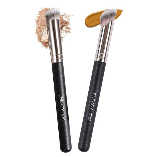 ENERGY Concealer Brushes Set Liquid Face Makeup Concealer brush for liquid Cream Powder Blending Buffing Under Eye Conceal...