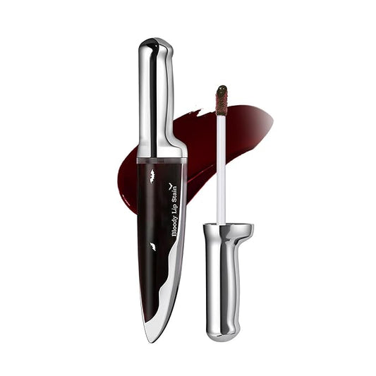 DLZZRS Matte Liquid Lip Gloss, Bloody Lip Stain, Spill-Proof Formula Design High Impact Long Lasting Lip Stain, Smudge Pro...