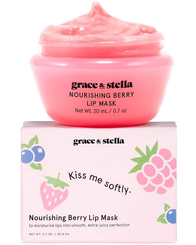 grace & stella Award Winning Lip Butter - Hydrating Lip Balm - Nourishing Lip Mask (1-pack) Travel Essentials, Travel Size...