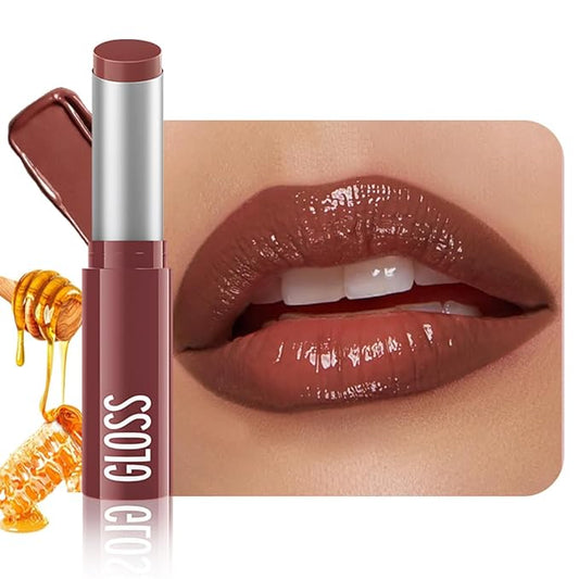 FeiCuiYun Brown Honey Tinted Lip Stain Lip Balm Lip Gloss Lipstick, Sheer Hydrating Lip Stains Tint, Moisturizing Lip Colo...