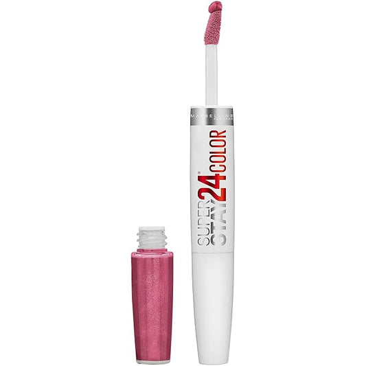 Maybelline Super Stay 24, 2-Step Liquid Lipstick Makeup, Long Lasting Highly Pigmented Color with Moisturizing Balm, Blush...