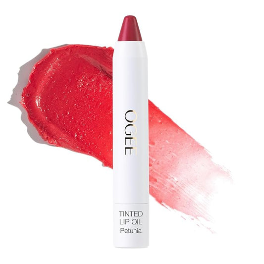 Ogee Tinted Sculpted Lip Oil - Lip Stain Made with 100% Organic Coconut Oil, Jojoba Oil, and Vitamin E - Best as Lip Balm,...