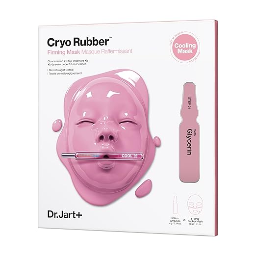 Dr.Jart+ Cryo Rubber Cooling Korean Face Mask with Serum Ampoule| Korean Skin Care | Travel Size