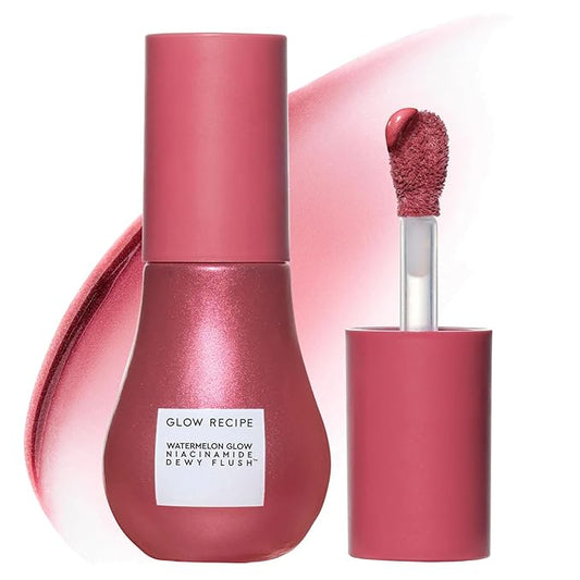 Glow Recipe Niacinamide Dewy Flush Tinted Liquid Blush Serum - Glowy Blush for Cheeks to Smooth, Hydrate & Brighten - Liqu...