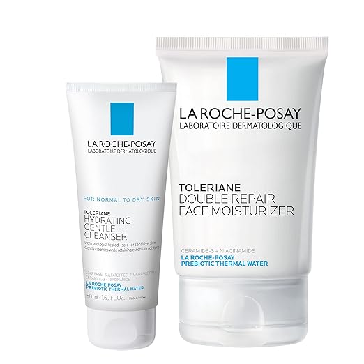 La Roche-Posay Toleriane Double Repair Face Moisturizer, Daily Moisturizer Face Cream with Ceramide & Niacinamide for All ...