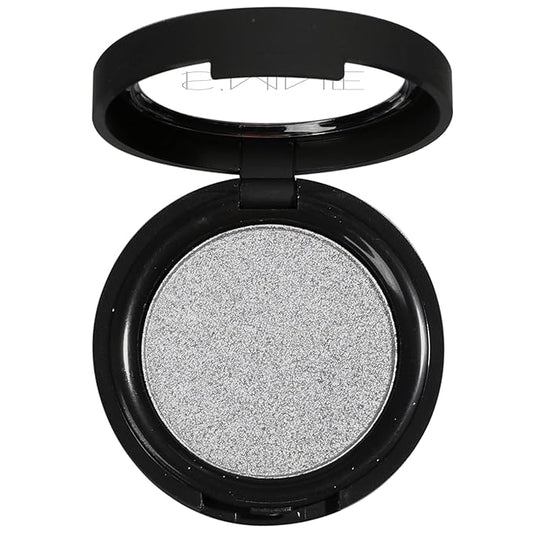 IS'MINE ISMINE Single Eyeshadow Powder Palette (SILVER GRAY) Shimmer Gray, High Pigment, Longwear Single Grey Eye Makeup f...