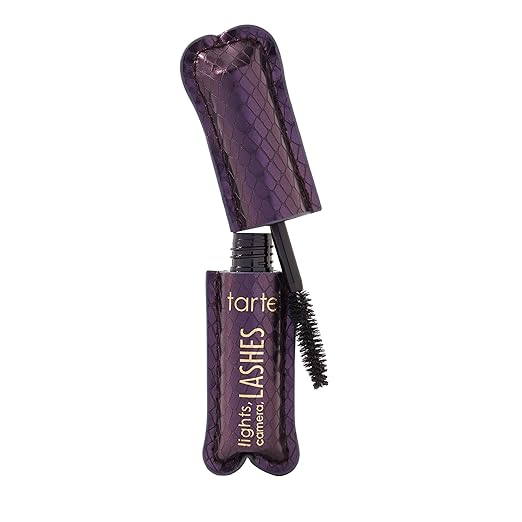 tarte lights, camera, lashes 4-in-1 mascara – Volume, Length, Curl & Conditioning for Fuller Looking Lashes, Smudge-Proof,...