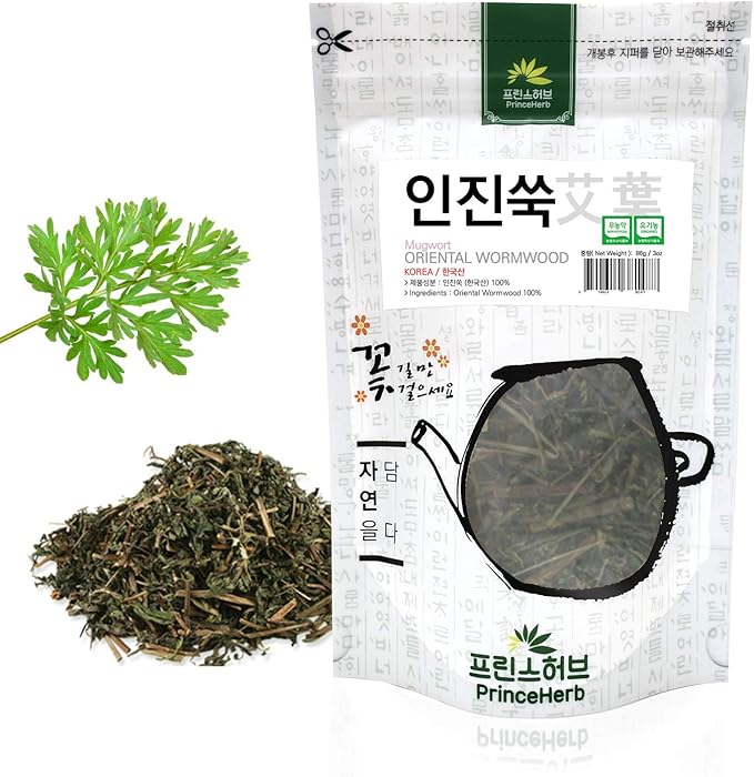 [Medicinal Korean Herb] Oriental Wormwood (Mugwort/Hao/인진쑥) Dried Bulk Herbs 3oz (86g)