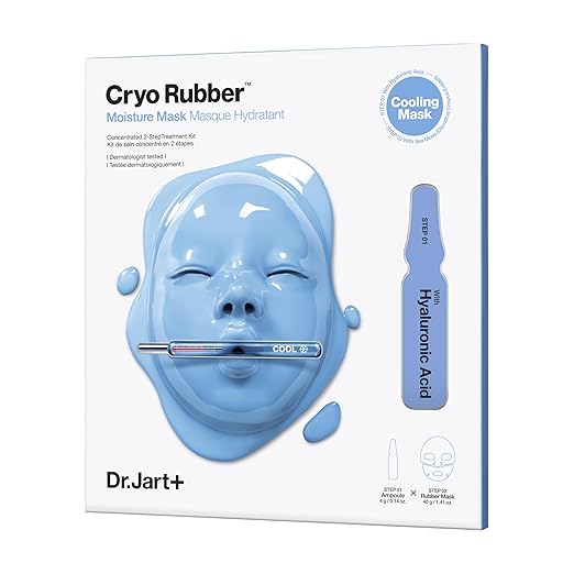 Dr.Jart+ Cryo Rubber Cooling Korean Face Mask with Serum Ampoule| Korean Skin Care | Travel Size