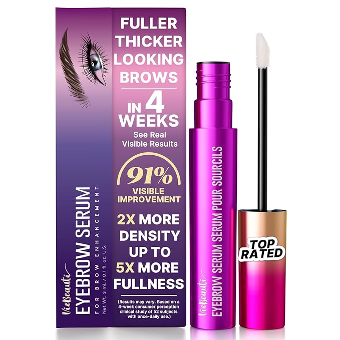 VieBeauti Eyebrow Growth Serum: Eyebrow Serum to Grow Brows with Advanced Formula to Boost Longer Fuller and Thicker Looki...