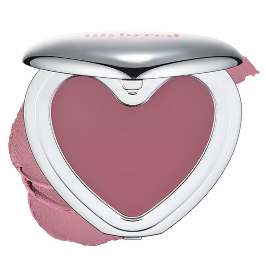 lilybyred Luv Beam Cheek Mousse | Heart-Shaped Korean Mousse Cream Blush, Velvety Soft-Matte Texture, Pore-Blurring Finis...
