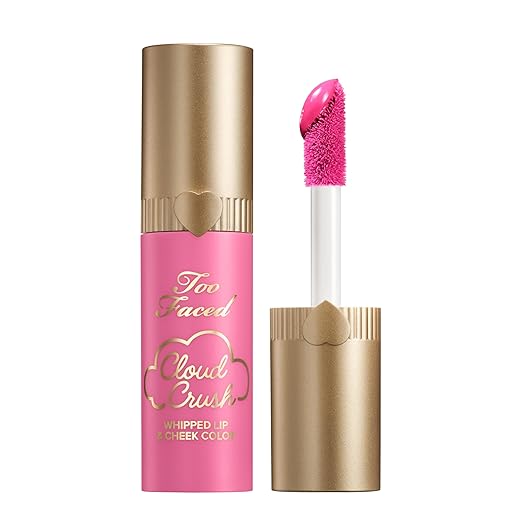 Too Faced Cloud Crush Whipped Lip & Cheek | Creamy Multi-Use Formula with Hyaluronic Oil for a Soft-Focus Longwear Flush
