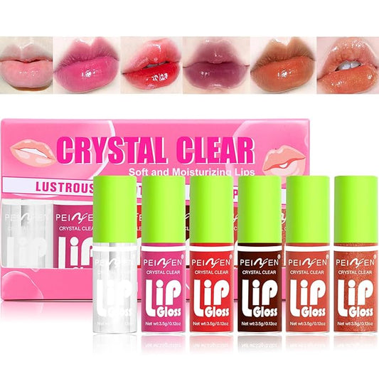 6 Colors Mini Lip Oil Drip Lip Stain, Hydrating Lip Glow Oil,Shiny Transparent Toot Plumping Lip Gloss,Korean Fashion Lip ...