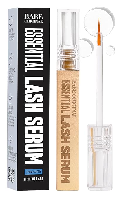 Babe Original Lash Serum - Fuller & Longer Looking Eyelashes, Advanced Lash Enhancing Treatment for Natural Lashes, Extens...
