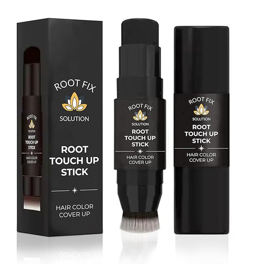 Root Touch Up Hair Color Stick for Gray Coverage - Instant Bald Spot Concealer Stick for Grays and Roots - Professional Sa...