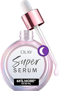 Olay Super Serum Night Repair, Fragrance-Free - Niacinamide, Peptide, Salicylic & Lactic Acid, Glycerin - 5-in-1 Skin Car...