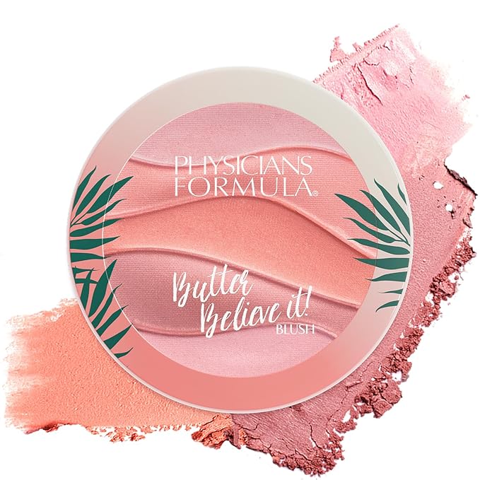 Physicians Formula Butter Believe It Blush Makeup Powder, Pink Sands | Murumuru Butter | For Sensitive Skin | Dermatologis...