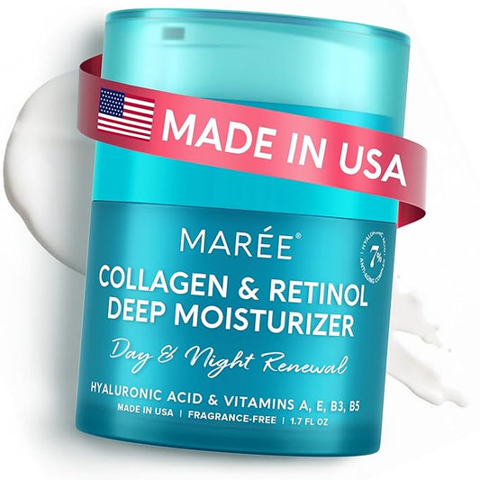 MAREE Face Moisturizer Retinol Cream for Face – Daily Wrinkle Cream for Women – Anti-Aging Face Cream – Facial Moisturizer...