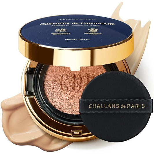 [CHALLANS de PARIS] CUSHION de LUMINÁRE EX – 23 Medium Beige | Radiant Glow Cushion Foundation, Full Coverage, Long-Lastin...