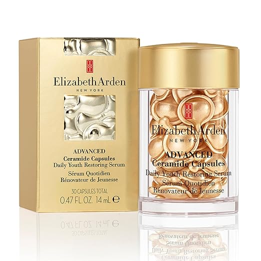 Elizabeth Arden Advanced Ceramide Face Serum Capsules, Anti-Aging Skincare, Fragrance-Free Hydrating Formula for Radiant, ...