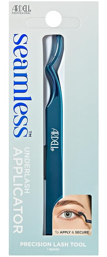 Ardell Seamless Lash Applicator Tool - Precision Lash Tweezers for Clusters & Strip Lashes, False Eyelash Placement Tool, ...