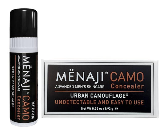 MËNAJI URBAN CAMOUFLAGE® Concealer Stick for Men - Skin Foundation Concealer for Dark Circles, Acne, Under Eye - Corrector...