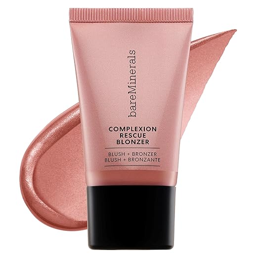 bareMinerals Complexion Rescue Liquid Blonzer, Blush & Bronzer Hybrid, Bronzer Blush for a Sun-Kissed Glow, Buildable Colo...